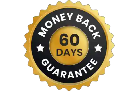Alpha Honey 60 day satisfaction guarantee badge